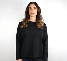 Over Sized Slouch Jumper (Black)