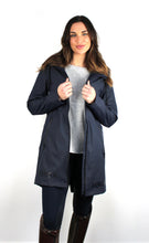 Matt Wax Parka Rain Slick (Navy)