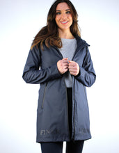 Matt Wax Parka Rain Slick (Navy)