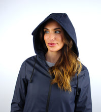 Matt Wax Parka Rain Slick (Navy)