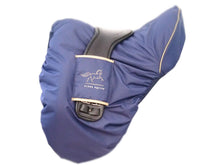 Luxury faux sheepskin lined  large dressage Saddle Cover with girth sleeves waterproof