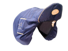 Luxury faux sheepskin lined  large Jump GP Saddle Cover with girth sleeves waterproof