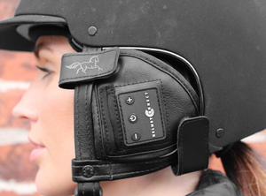 The world's first removable Bluetooth for your riding Helmet. Make and receive calls while in the saddle to your trainer, your family or other riders in your group. Listen to music and train Dressage to Music without your earphones falling out again. Perfect for cross country training and large arenas, HelmetConnect has no restriction on range. Easily removed before competition and compatible with Android, iPhone and Apple Watch.